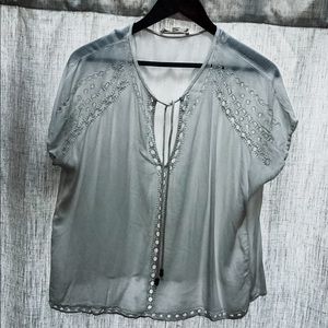 Boho chic white blouse by LOVESTITCH